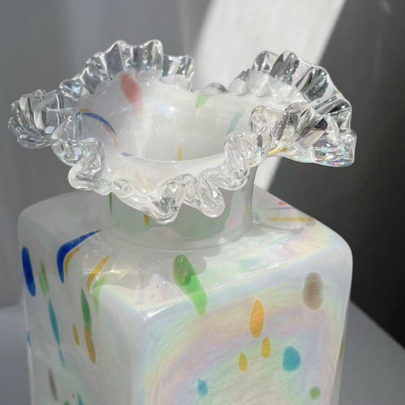 Confetti Bloom Glass Vase