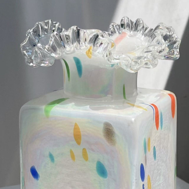 Confetti Bloom Glass Vase