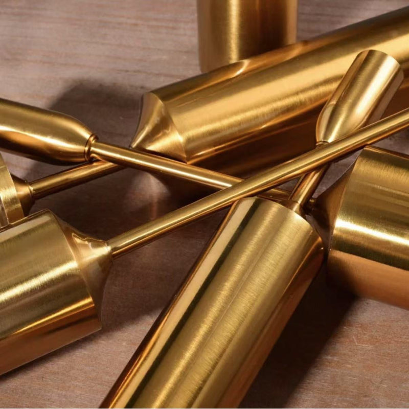 Gilded Elegance Candle Holder Set