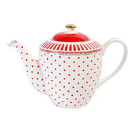 Scarlet Dots Porcelain Tea Set