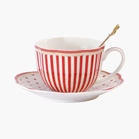Scarlet Dots Porcelain Tea Set