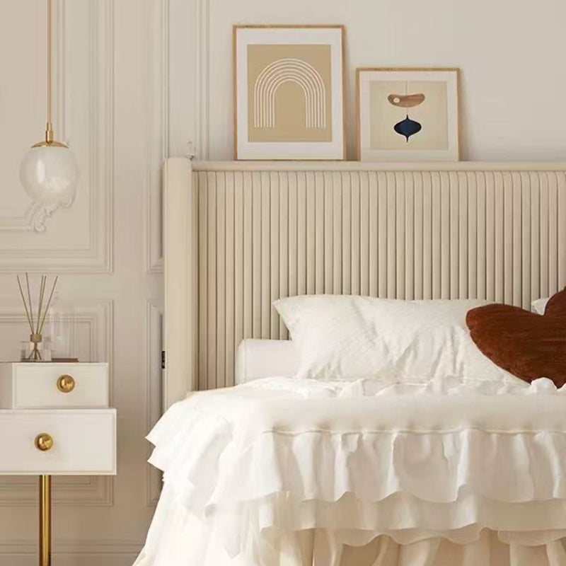 Étoile Velvet Panel Bed#26