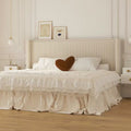 Étoile Velvet Panel Bed#26