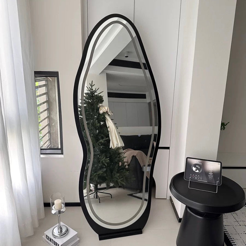GlowCurve LED Floor Mirror