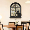 Curious Cat Window Frame Wall Decor