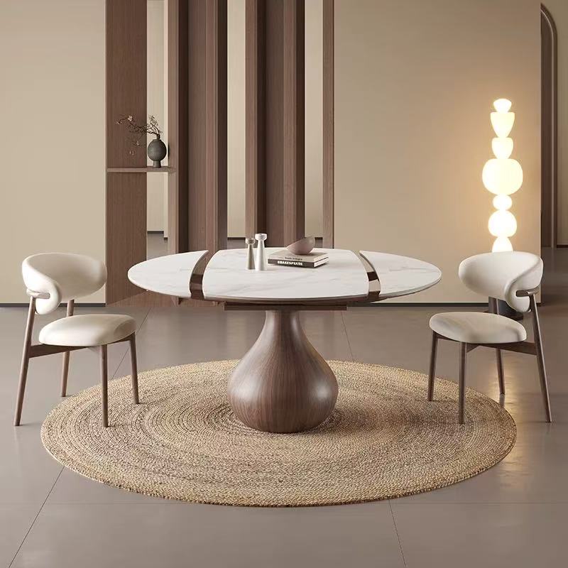 Morpho Round Extendable Sintered Table