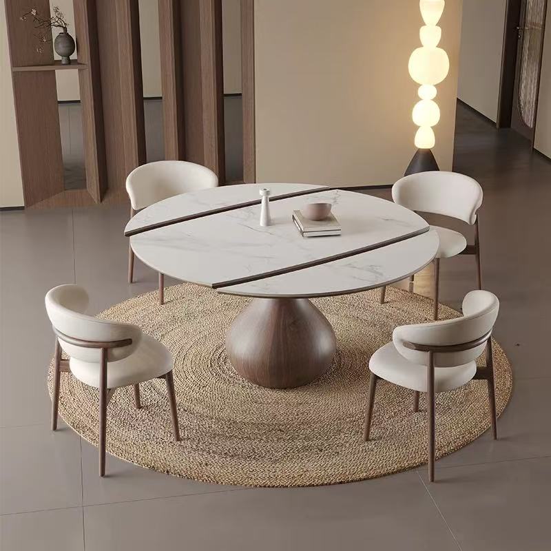 Morpho Round Extendable Sintered Table
