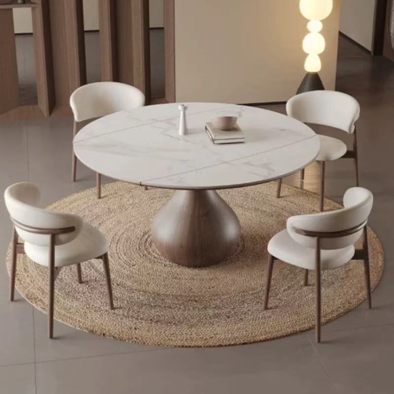 Morpho Round Extendable Sintered Table