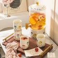 BloomPour Glass Beverage Dispenser Set