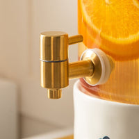 BloomPour Glass Beverage Dispenser Set