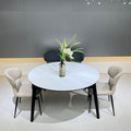 Luna Extendable Marble Dining Table#H25126