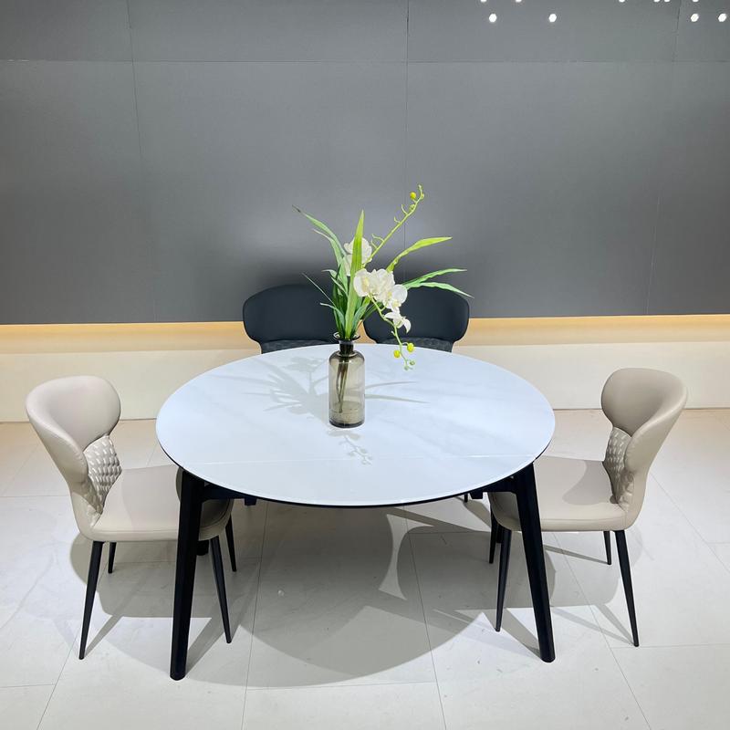 Luna Extendable Marble Dining Table#H25126