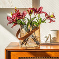 Amber Tote Glass Vase