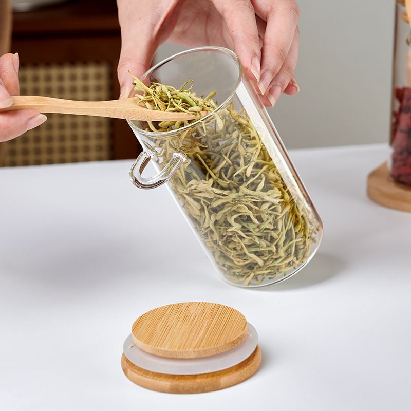 Bamboo Essence Storage Jar Set
