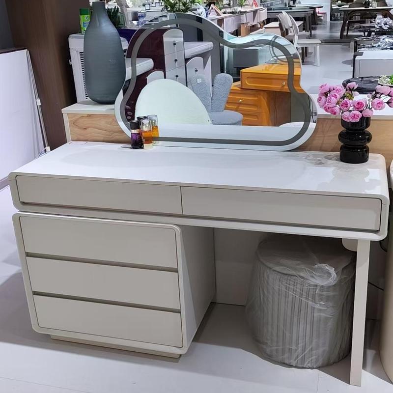 Cloud Aura Vanity Table#T6015(Lamps, Chairs, And Mirrors Are Not Included.)