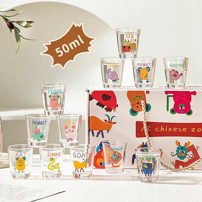Zodiac Fun Shot Glass Set (12-Piece)