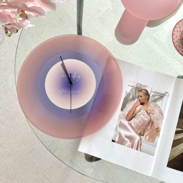 Aura Fade Acrylic Table Clock