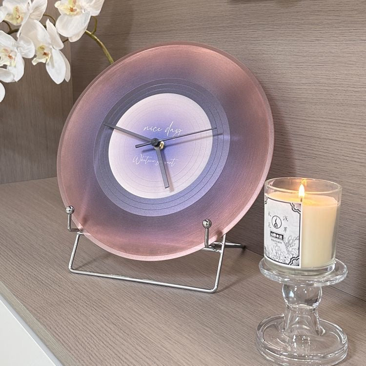 Aura Fade Acrylic Table Clock