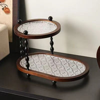 Vintage Charm Two-Tier Organizer Shelf