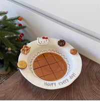 Happy Every Day Ceramic Tableware Set (4-Piece Set)