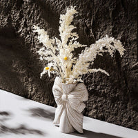 Whisper Bow Ceramic Vase