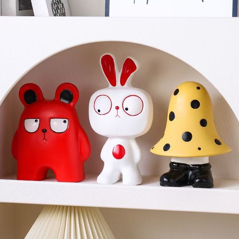 Whimsy Friends Decorative Figurine Set (Set of 3)