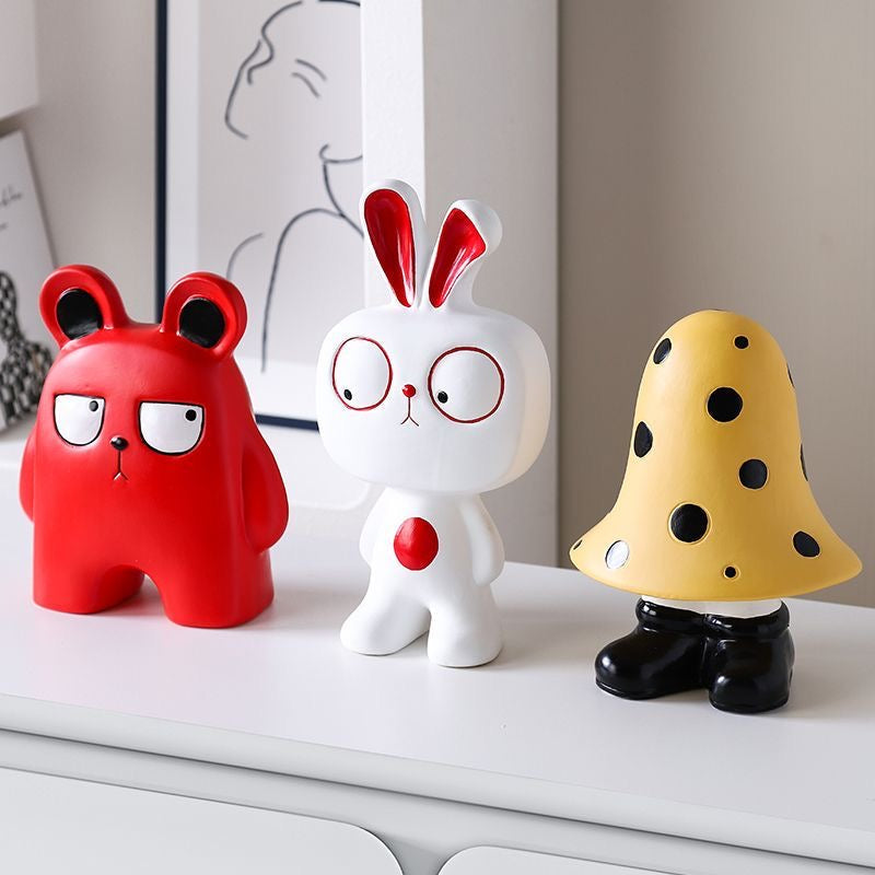 Whimsy Friends Decorative Figurine Set (Set of 3)