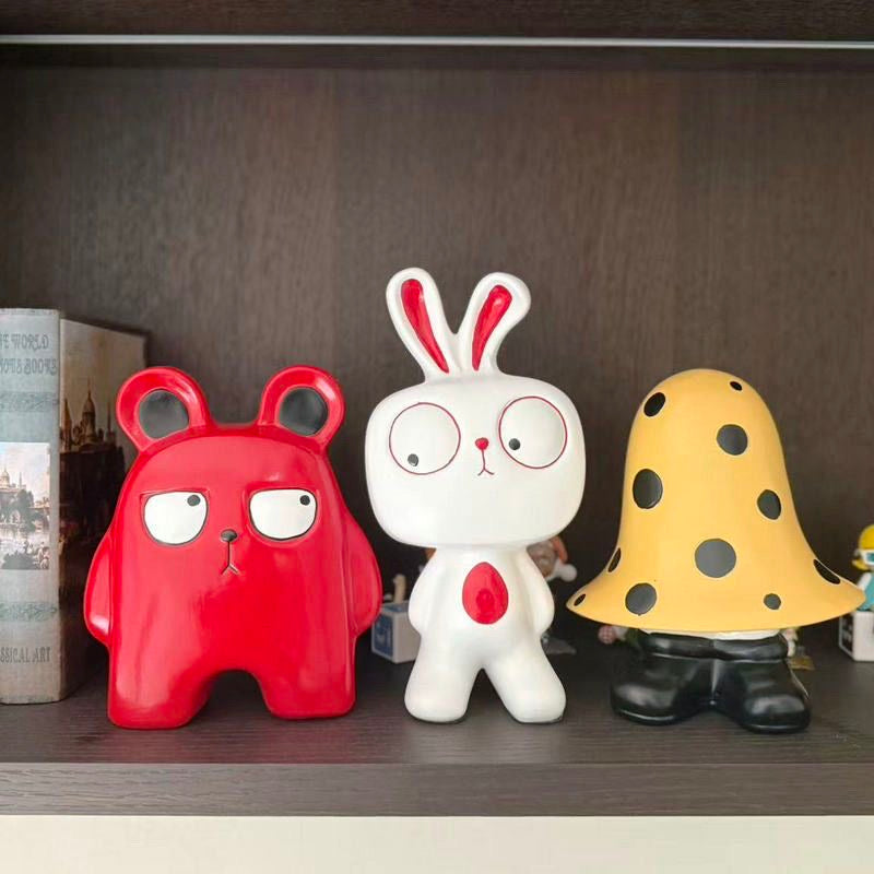 Whimsy Friends Decorative Figurine Set (Set of 3)