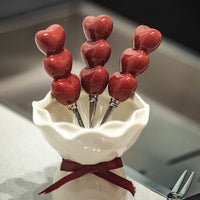 Sweet Heart Dessert Fork Set