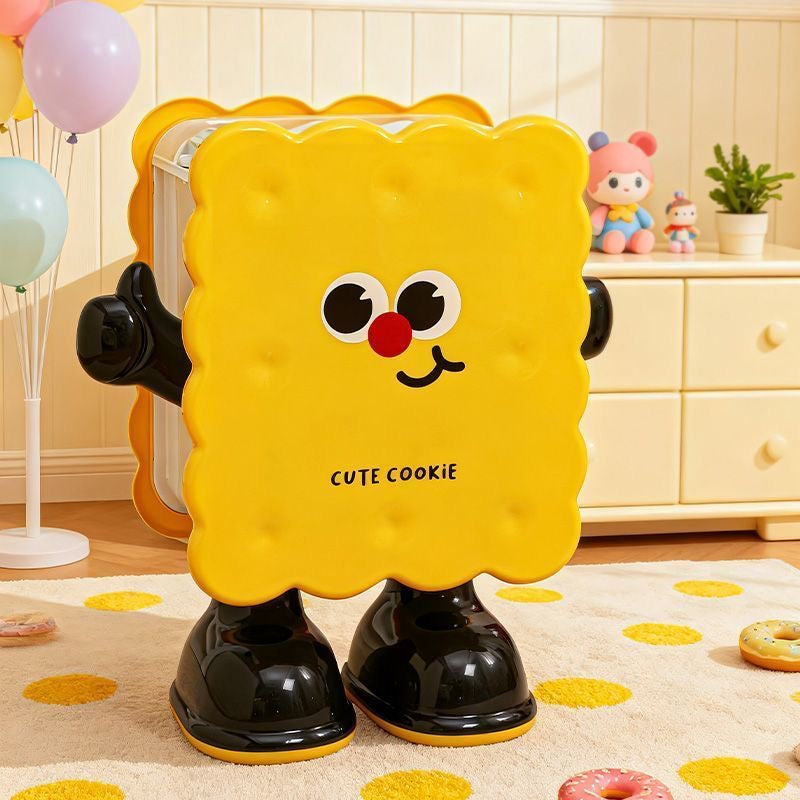 Cute Cookie Character Trash Bin