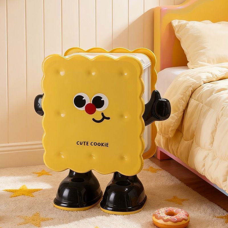 Cute Cookie Character Trash Bin
