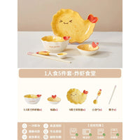 Sunny Shrimp Ceramic Dinnerware Set
