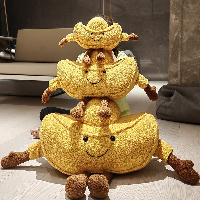 Sunny Banana Plush Pillow