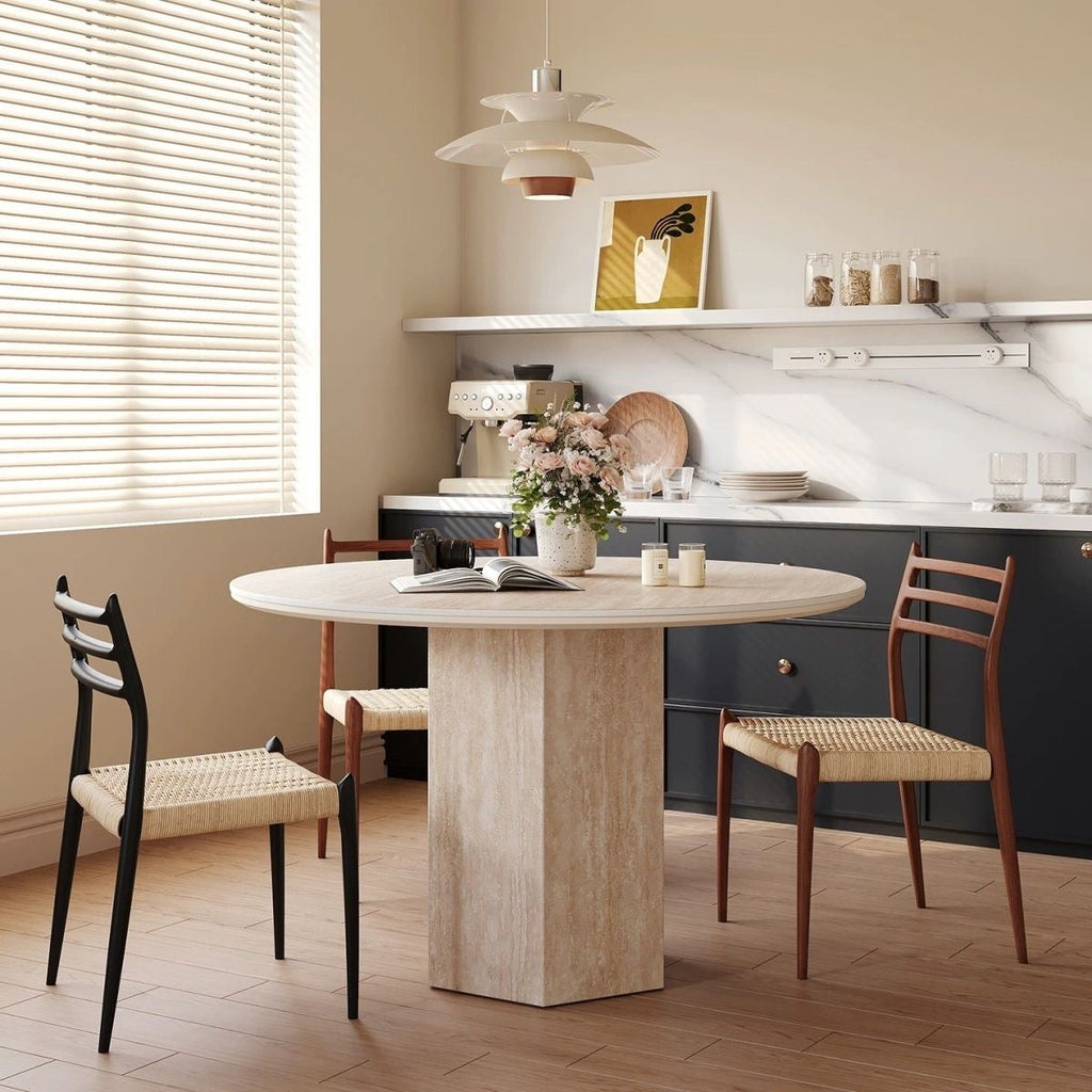 Round Marble Dining Table