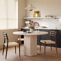 Round Marble Dining Table