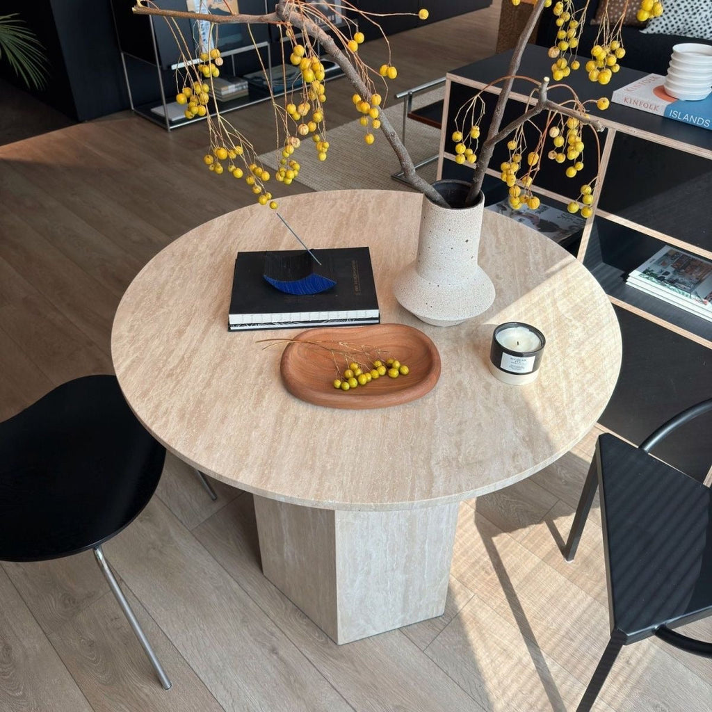 Round Marble Dining Table