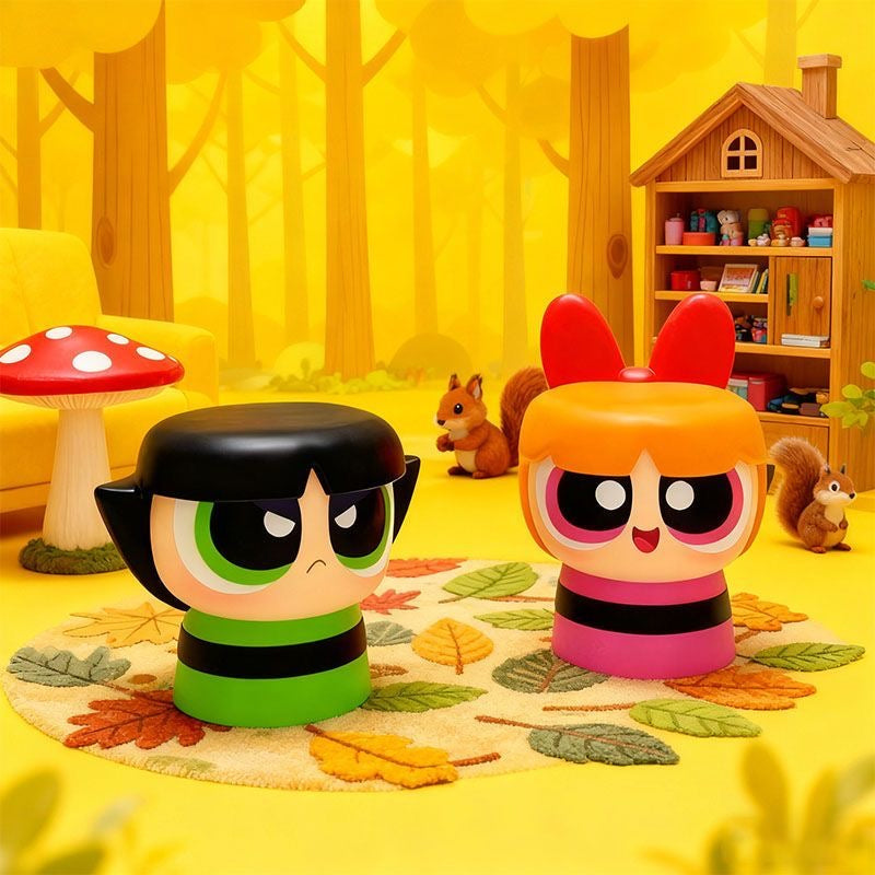 Powerpuff Girls Character Stool / Decor Figurine