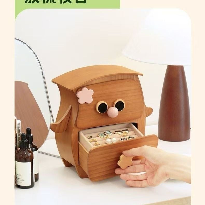 CozyBuddy Wooden Jewelry Box