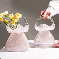 LuxeRipple Glass Vase