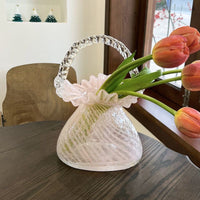 LuxeRipple Glass Vase