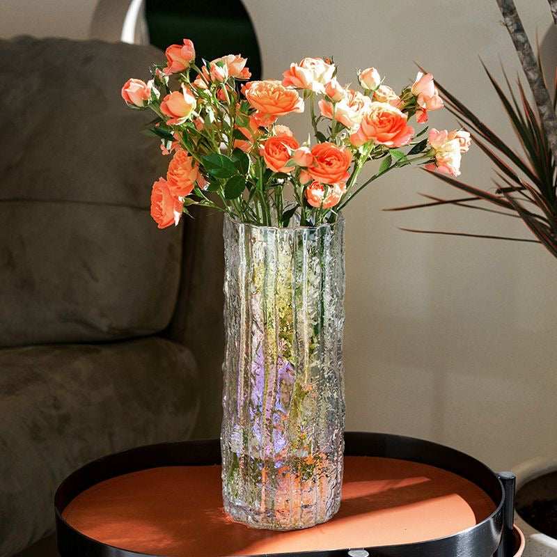 Aurora Ripple Glass Vase