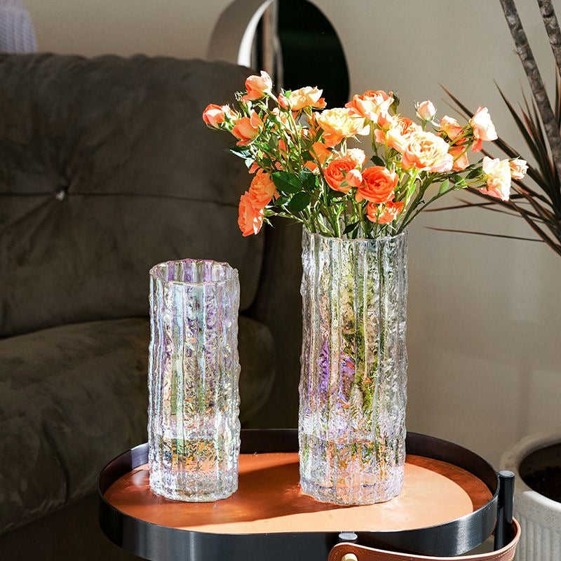 Aurora Ripple Glass Vase