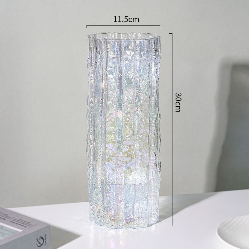 Aurora Ripple Glass Vase