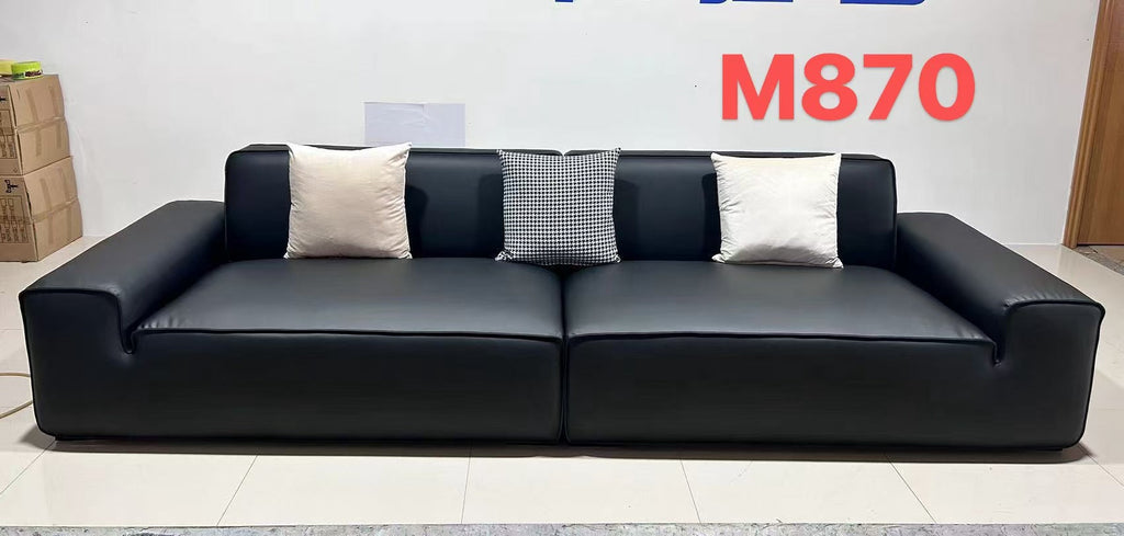 Monolith Leather Sofa #870