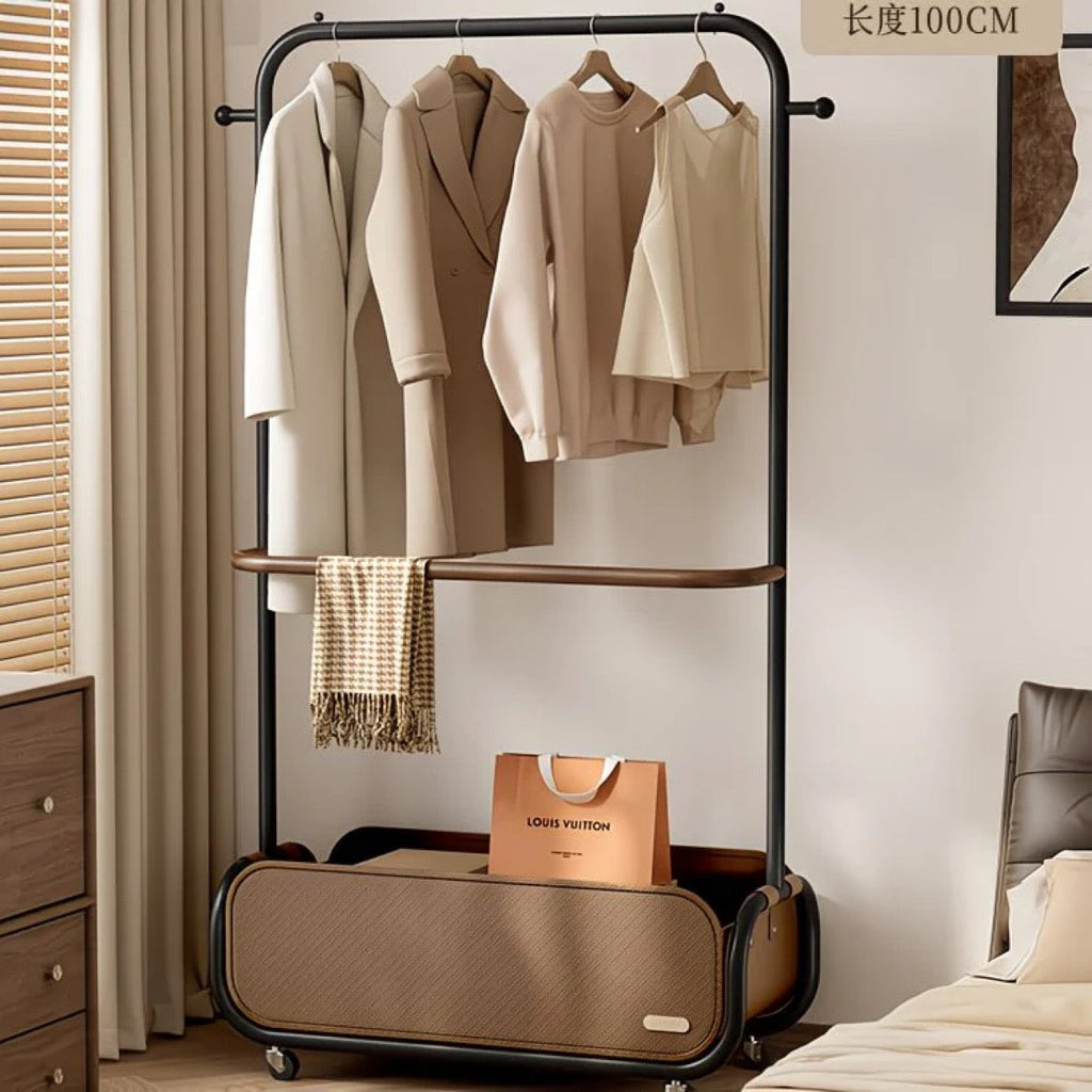 Nordic Glide Rolling Garment Rack