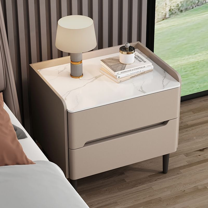 Velora Marble Top Nightstand