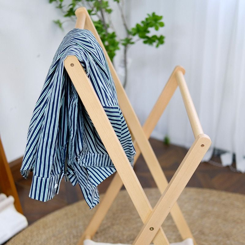 HarborFold Wooden Valet Rack