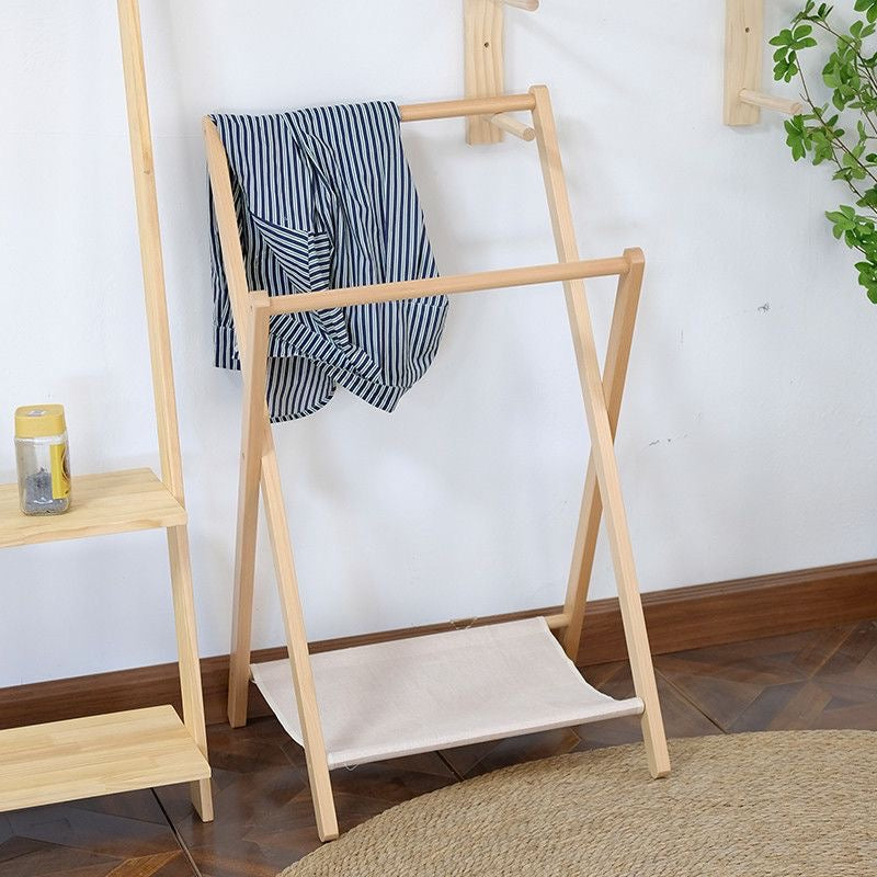 HarborFold Wooden Valet Rack