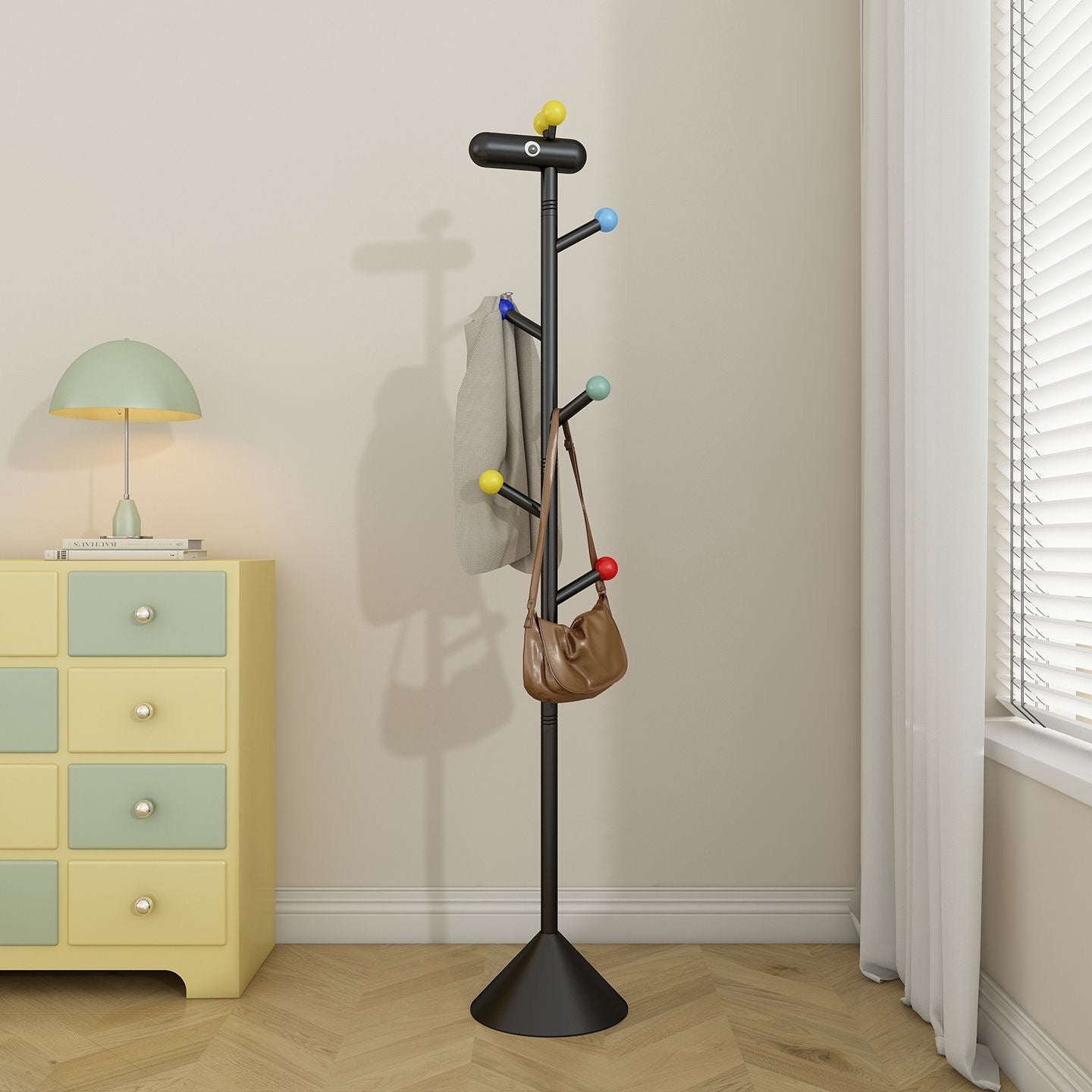 Lemon Pop Coat Tree