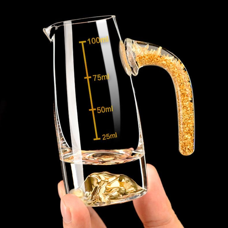 Luxe Walnut Bar Display Set — 12-Carafe & 12-Glass Tasting Collection